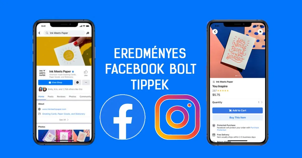 Facebook Shop létrehozása