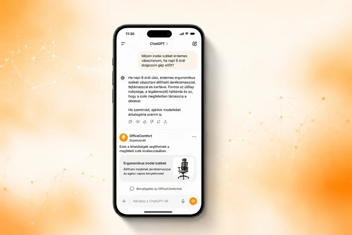 Elindultak a ChatGPT-hirdetések Magyarországon, ezzel egy teljesen új online hirdetési csatorna nyílik meg a vállalkozások előtt. A reklámok jelenleg a Free és Go csomagok felhasználóinál jelenhetnek meg, a chatbot válaszaitól elkülönítve.